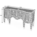 Vivienne 57.25 in. W Rectangular Bone Inlay and Wood 3 Drawer 2 Door Console/Buffet by Butler Specialty Company