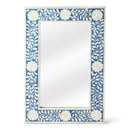 Vivienne 16 in. W x 24 in. H Rectangular Bone Inlay Horizontal or Vertical Hanging Accent Wall Mirror by Butler Specialty Company