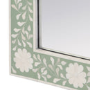Vivienne 16 in. W x 24 in. H Rectangular Bone Inlay Horizontal or Vertical Hanging Accent Wall Mirror by Butler Specialty Company