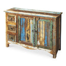 Reverb 44 in. W Rectangular Wood Hand Painted Rustic 3 Drawer 2 Door Sideboard by Butler Specialty Company
