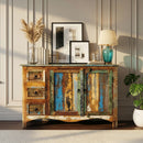 Reverb 44 in. W Rectangular Wood Hand Painted Rustic 3 Drawer 2 Door Sideboard by Butler Specialty Company