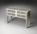 Vivienne 40 in. W Rectangular Bone Inlay and Wood 4 Drawer Console Table by Butler Specialty Company