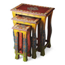 Sasha 22 in. W Rectangular Wood Hand Painted Set of 3 Nesting Tables by Butler Specialty Company