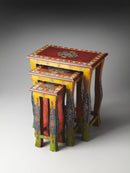 Sasha 22 in. W Rectangular Wood Hand Painted Set of 3 Nesting Tables by Butler Specialty Company