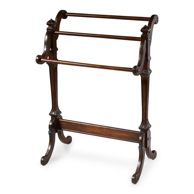 Newhouse 29.25 in. W Rectangular Wood 3 Rail Traditional Blanket Stand by Butler Specialty Company