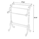 Newhouse 29.25 in. W Rectangular Wood 3 Rail Traditional Blanket Stand by Butler Specialty Company
