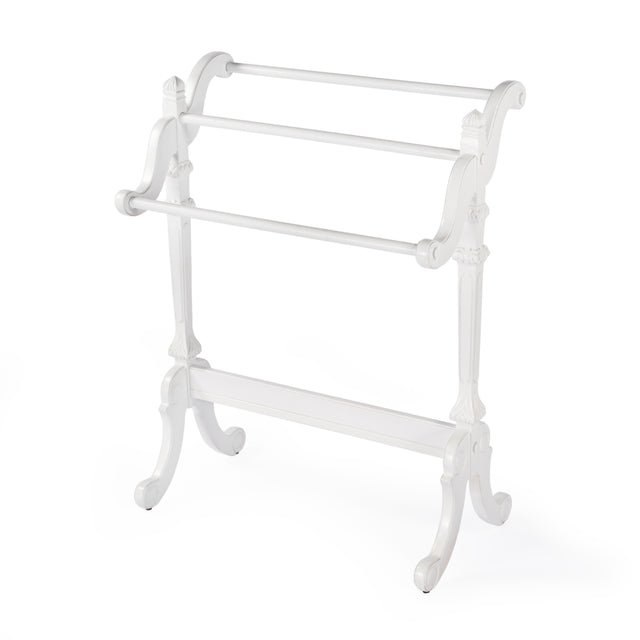 Newhouse 29.25 in. W Rectangular Wood 3 Rail Traditional Blanket Stand by Butler Specialty Company