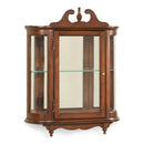 Melinda 21 in. W x 27.5 in. H Wood Traditional 1 Door 2 Glass Shelve Mirrored Back Wall Curio by Butler Specialty Company