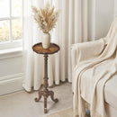 Chatsworth 13.75 in. W x 36.5 in. H Round Wood Scalloped Edge 3 Leg Pedestal Plant Stand by Butler Specialty Company
