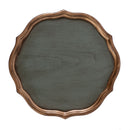 Chatsworth 13.75 in. W x 36.5 in. H Round Wood Scalloped Edge 3 Leg Pedestal Plant Stand by Butler Specialty Company