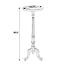 Chatsworth 13.75 in. W x 36.5 in. H Round Wood Scalloped Edge 3 Leg Pedestal Plant Stand by Butler Specialty Company