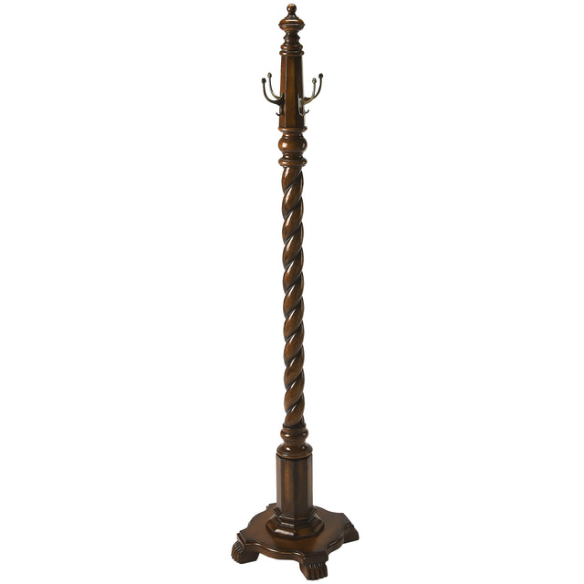 Joshua 69 in. H Wood Freestanding 4 Double Hook Costumer/Coat Rack by Butler Specialty Company