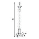 Joshua 69 in. H Wood Freestanding 4 Double Hook Costumer/Coat Rack by Butler Specialty Company