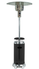 87" Outdoor Two Toned Patio Heater in Stainless Steel and Hammered Bronze