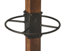 Logan Square 74 in. H Wood & Metal Rustic 4 Double Hook Costumer/Coat Rack with Umbrella Holder by Butler Specialty Company