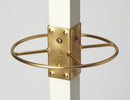 Logan Square 74 in. H Wood & Metal Rustic 4 Double Hook Costumer/Coat Rack with Umbrella Holder by Butler Specialty Company