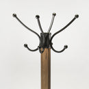 Logan Square 74 in. H Wood & Metal Rustic 4 Double Hook Costumer/Coat Rack with Umbrella Holder by Butler Specialty Company