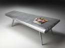Midway 59.5 in. W Triangular Novelty Metal and Wood Aviator Themed Coffee Table by Butler Specialty Company