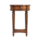 Jules 17.5 in. W Round Wood 1 Drawer End Table with Lower Open Shelf by Butler Specialty Company