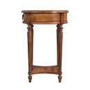 Jules 17.5 in. W Round Wood 1 Drawer End Table with Lower Open Shelf by Butler Specialty Company