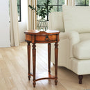 Jules 17.5 in. W Round Wood 1 Drawer End Table with Lower Open Shelf by Butler Specialty Company