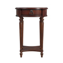 Jules 17.5 in. W Round Wood 1 Drawer End Table with Lower Open Shelf by Butler Specialty Company