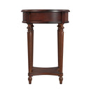 Jules 17.5 in. W Round Wood 1 Drawer End Table with Lower Open Shelf by Butler Specialty Company