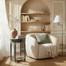 Jules 17.5 in. W Round Wood 1 Drawer End Table with Lower Open Shelf by Butler Specialty Company