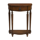 Ashby 22 in. W Demilune Wood 1 Drawer Console Table with Lower Open Shelf by Butler Specialty Company