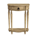 Ashby 22 in. W Demilune Wood 1 Drawer Console Table with Lower Open Shelf by Butler Specialty Company