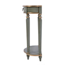 Ashby 22 in. W Demilune Wood 1 Drawer Console Table with Lower Open Shelf by Butler Specialty Company