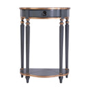 Ashby 22 in. W Demilune Wood 1 Drawer Console Table with Lower Open Shelf by Butler Specialty Company