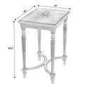Tyler 18 in. W Rectangular Wood Side Table with 4-Way Match Veneer Inlay by Butler Specialty Company