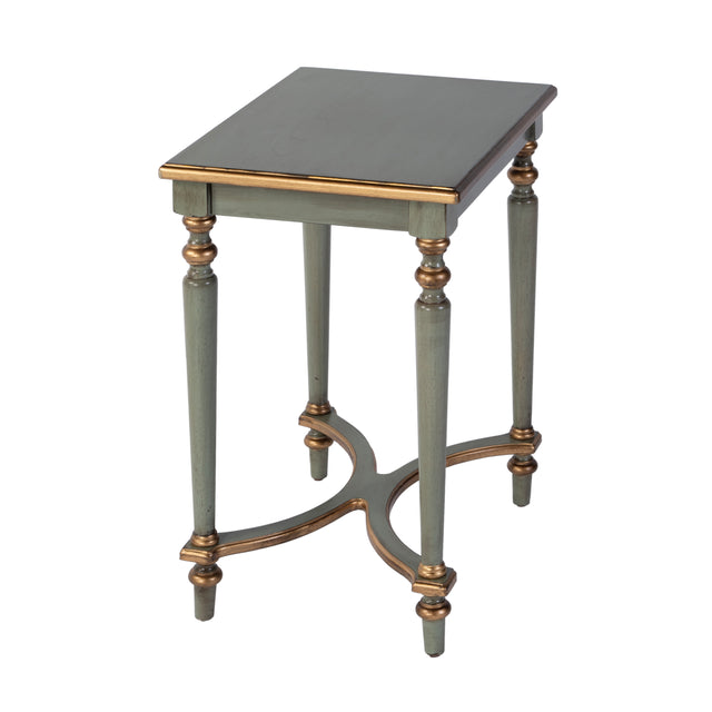 Tyler 18 in. W Rectangular Wood Side Table with 4-Way Match Veneer Inlay by Butler Specialty Company