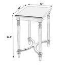 Tyler 18 in. W Rectangular Wood Side Table with 4-Way Match Veneer Inlay by Butler Specialty Company