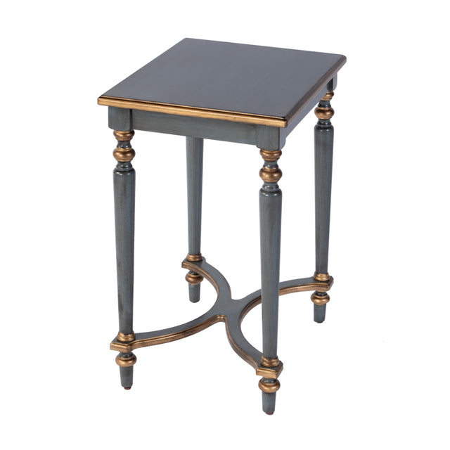 Tyler 18 in. W Rectangular Wood Side Table with 4-Way Match Veneer Inlay by Butler Specialty Company