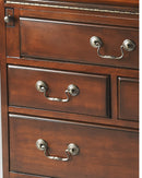 Danforth 25.5 in. W Rectangular Wood 5 Drawer Secretary with Drop Front Writing Surface by Butler Specialty Company