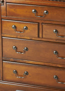 Danforth 25.5 in. W Rectangular Wood 5 Drawer Secretary with Drop Front Writing Surface by Butler Specialty Company