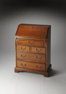 Danforth 25.5 in. W Rectangular Wood 5 Drawer Secretary with Drop Front Writing Surface by Butler Specialty Company