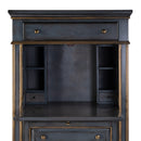 Wordsworth 27.75 in. W Wood 4 Drawer Secretary with Drop Front Writing Surface by Butler Specialty Company