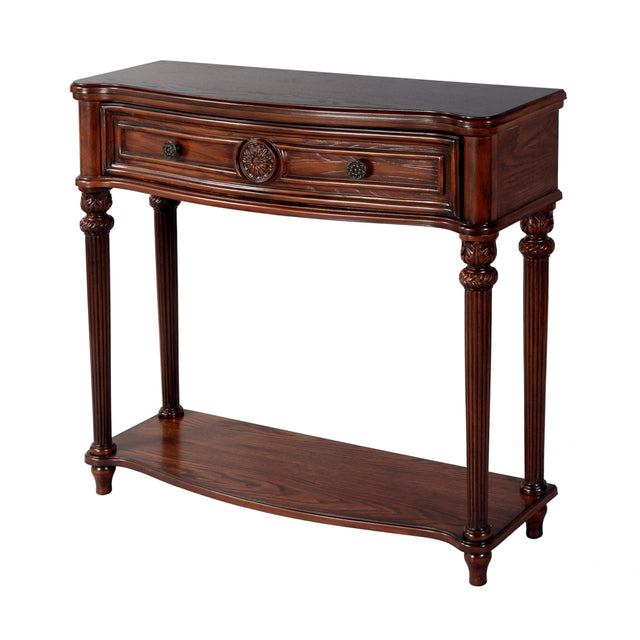 Alexander 37 in. W Rectangular Wood 1 Drawer Console Table with Lower Open Shelf by Butler Specialty Company