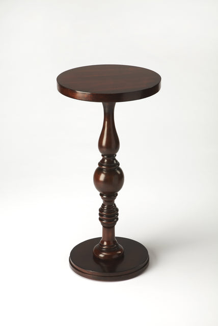 Camilla 14 in. W Round Wood Pedestal Base Side Table by Butler Specialty Company