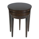 Lacey 24 in. W Round Wood Set of 2 Nesting Tables by Butler Specialty Company