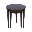 Lacey 24 in. W Round Wood Set of 2 Nesting Tables by Butler Specialty Company