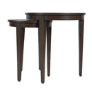 Lacey 24 in. W Round Wood Set of 2 Nesting Tables by Butler Specialty Company
