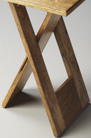 Hammond 11.75 in. W Square Wood Folding Side Table by Butler Specialty Company