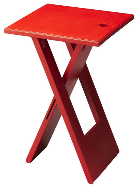 Hammond 11.75 in. W Square Wood Folding Side Table by Butler Specialty Company