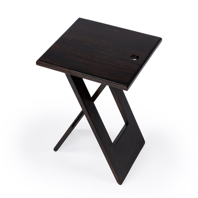 Hammond 11.75 in. W Square Wood Folding Side Table by Butler Specialty Company