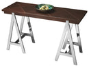 Maxim 48 in. W Rectangular Leather and Metal Console Table by Butler Specialty Company