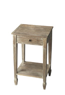Bixby 16.5 in. W Rectangular Wood 1 Drawer Side Table with Open Lower Shelf by Butler Specialty Company